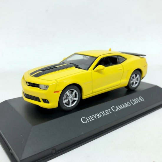 Miniatura Carro Chevrolet Camaro 2014 Amarelo 1:43 Ixo
