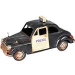Miniatura Carro de Polícia Decorativo Dr0109 Preto - BTC