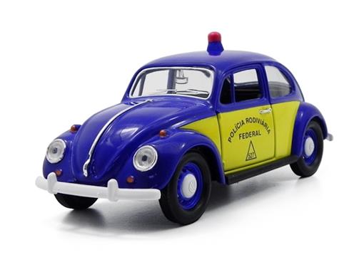 Miniatura Carro Fusca Polícia Rodoviaria Federal 1:24 California
