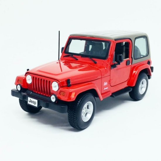 Miniatura Carro Jeep Wrangler Sahara - 1:18 - Burago