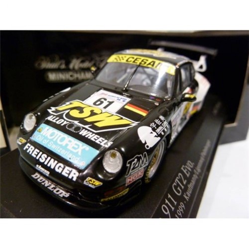 Miniatura Carro Porsche 911 GT2 Evo 24h Le Mans 1:43 Minichamps
