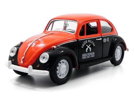 Miniatura Carro Volkswagen Fusca PMSP 1:24 - California Toys