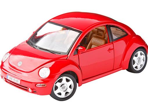 Miniatura Carro Volkswagen New Beetle 1998 1:18 - Burago