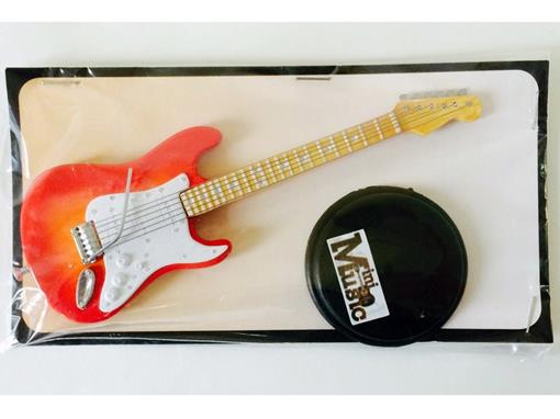 Miniatura de Guitarra Stratocaster Blister 12 Cm - TudoMini