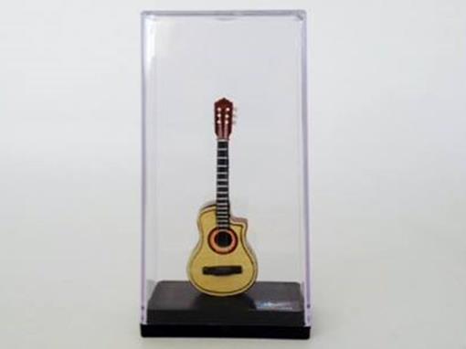 Miniatura de Violão Elétrico - Marrom - (Acrílico) - 12 Cm 1410101