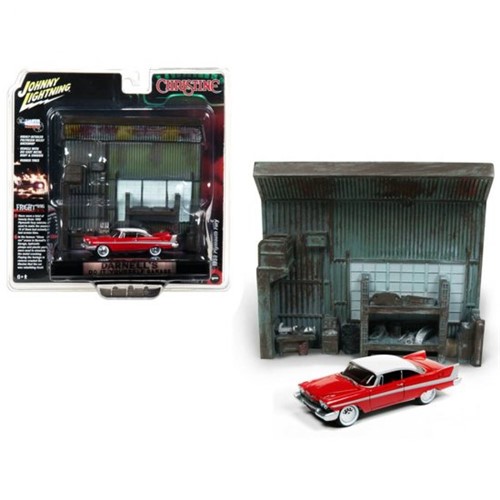 Miniatura Diorama Plymouth Fury Christine 1:64 Johnny Lightning
