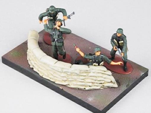 Miniatura Diorama Soldados Wehrmacht Streets 1:35- Easy Model