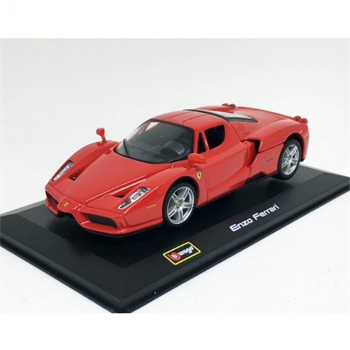 Miniatura Ferrari Enzo Race e Play 1:32 Burago Minimundi.com.br