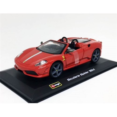 Miniatura Ferrari Scuderia Spider 16M Race e Play 1:32 - Burago