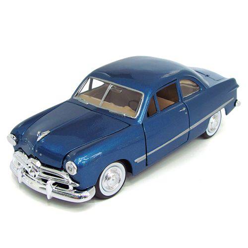 Miniatura Ford Coupe 1949 Azul Metálico 1:24 Motormax