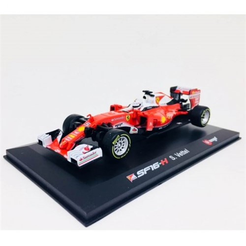 Miniatura Fórmula 1 Ferrari SF16-H S. Vettel 2016 1:32 - Burago