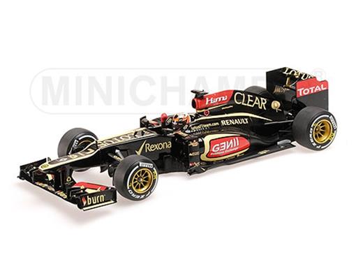 Miniatura Fórmula 1 Lotus Team Renault E21 2013 1:18 Minichamps