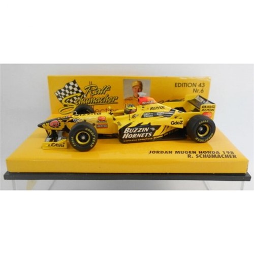 Miniatura Jordan Mugen Honda 198 R. Schumacher 1:43 Minichamps