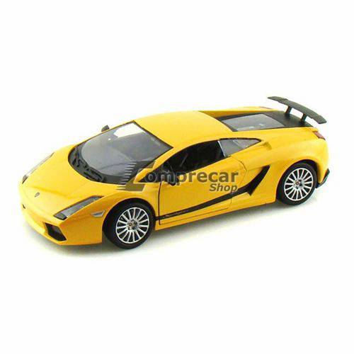 Miniatura Lamborghini Gallardo Superleggera Amarelo 1/24