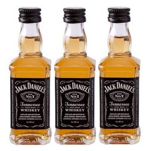 Miniatura Mini Whisky Jack Daniel's 50ml 03 Unidades
