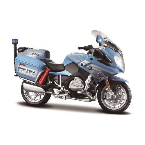 Miniatura Moto - Desing Authority - 1/18 - Bmw R 1200 Rt - Polizia - Maisto