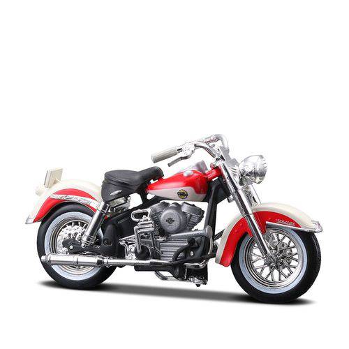 Miniatura Moto - Harley Davidson - 1/24 - 1958 Flh Duo Glide - Maisto