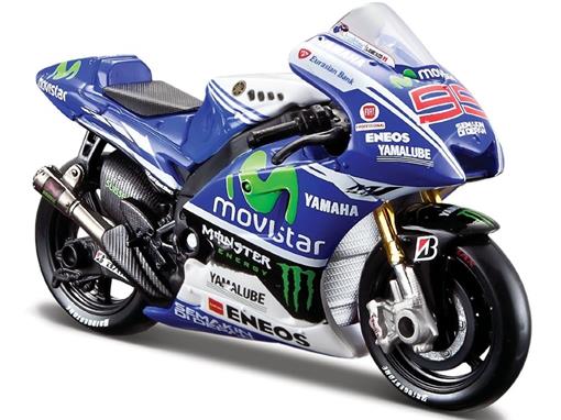 Miniatura Moto Yamaha Movistar Racing Team #99 14 1:18 - Maisto