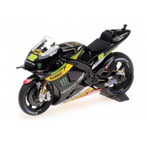 Miniatura Moto Yamaha YZR-M1 Alex Lowes MotoGP 1:18 Minichamps