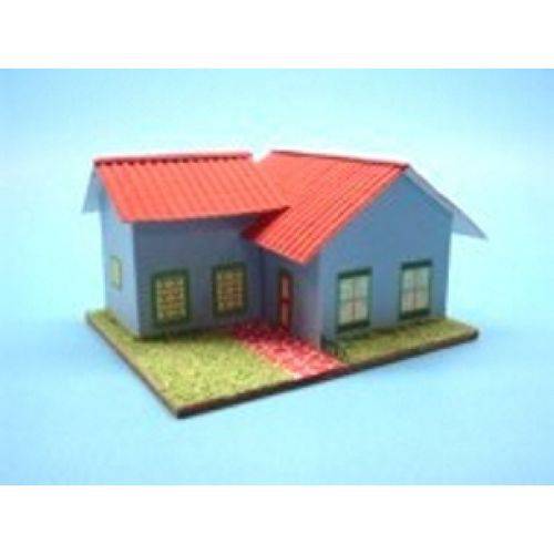 Miniatura para Maquete Casa em Kit para Montar em Papelão 042 - Escala 1-100 Minitec