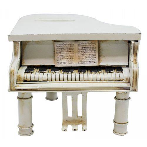Miniatura Piano - Porta Moeda - 11 Cm - Estilo Retrô - Vintage