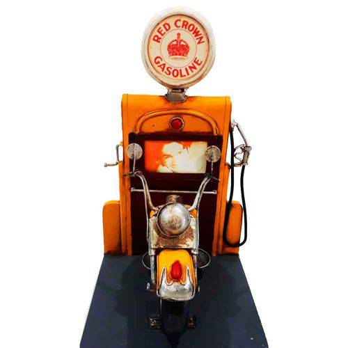 Miniatura Porta Retrato Motocicleta Red Crow Gasoline