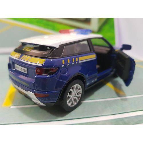 Miniatura Range Rover Evoque da Polícia Rodoviária Federal