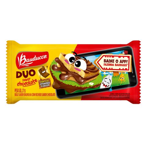 Minibolo Duo Chocolate 27g - Bauducco