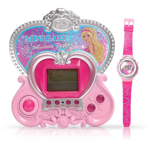 Minigame + Relógio Barbie - Candide
