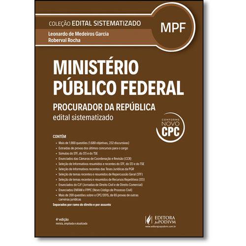Ministério Público Federal: Procurador da República - Coleção Edital Sistematizado