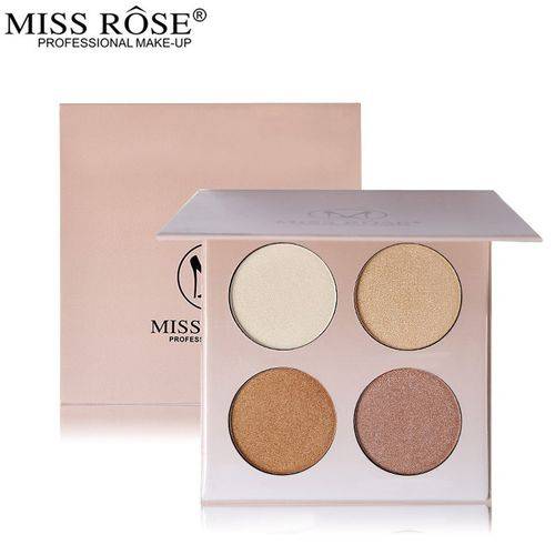 Miss Rose Glow Kit Iluminador 4 Cores N1