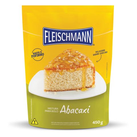 Mistura para Bolo Abacaxi 450g - Fleischmann