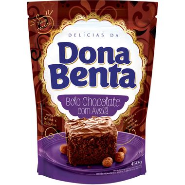 Mistura para Bolo Sabor Chocolate e Avelã Dona Benta 450g