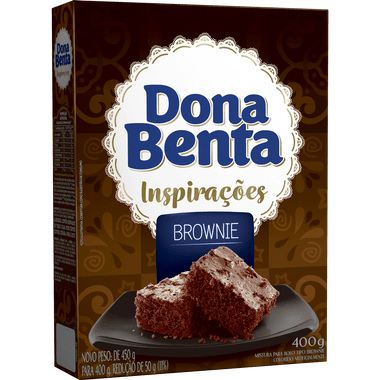 Mistura para Brownie Dona Benta 400g