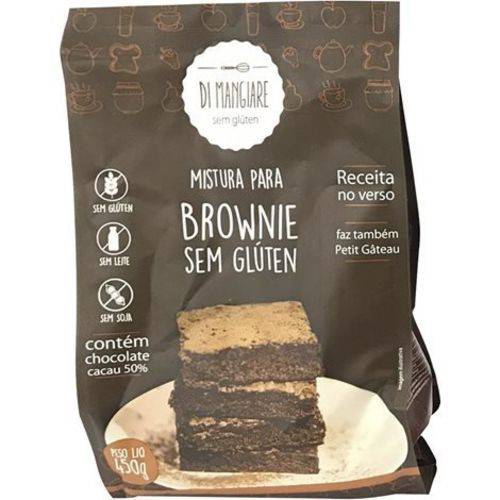 Mistura para Brownie S/ Glúten 450g Di Mangiare