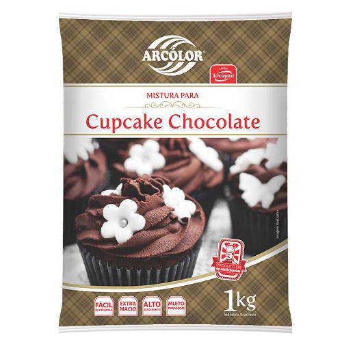 Mistura para Cupcake Chocolate Kg - Arcolor