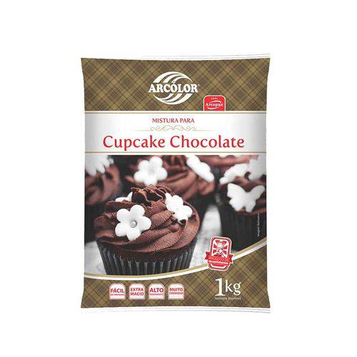 Mistura para Cupcake de Chocolate 1kg Arcolor