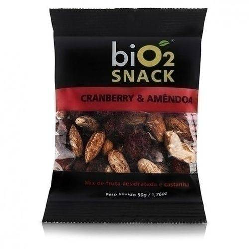 Mix de Cereais BiO2 Snack Cranberry & Amêndoa 50g - BiO2