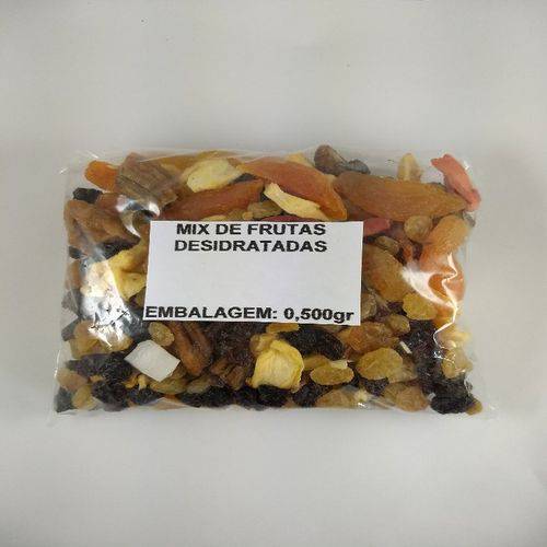 Mix de Frutas Desidratadas - Embalagem 0,500gr