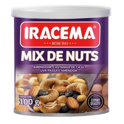 Mix Nuts Iracema 100g Lt