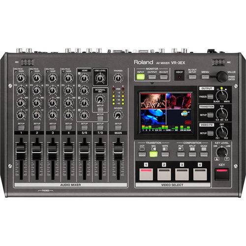Mixer de Audio e Vídeo Vr-3ex - Roland