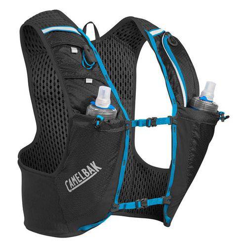 Mochila de Hidratação Nano Vest S Camelbak Preto para Ciclismo + 2 Garrafas