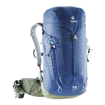 Mochila Deuter de Ataque para Hiking e Escaladas Trail 30 Azul