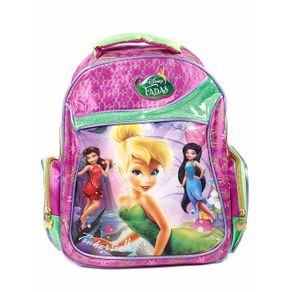Mochila Escolar Disney Infantil para Menina - Rosa