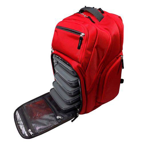 Mochila Fitness Six Pack Expedition Backpack 500 - Vermelho