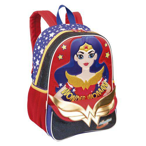 Mochila Grande Super Hero Girls 19y Wonderwoman