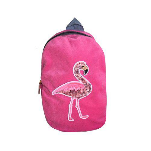 Mochila Infantil Ania Store Flamingo Rosa