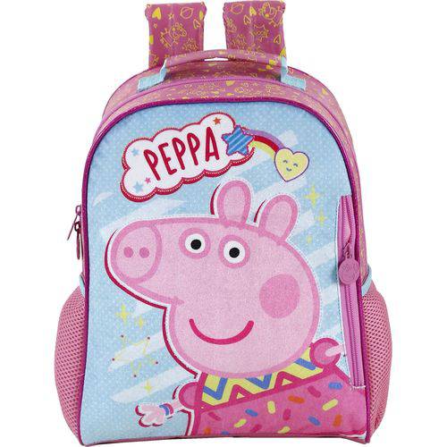 Mochila Infantil Peppa Pig de Costas Média - Ref: 7693 - Xeryus