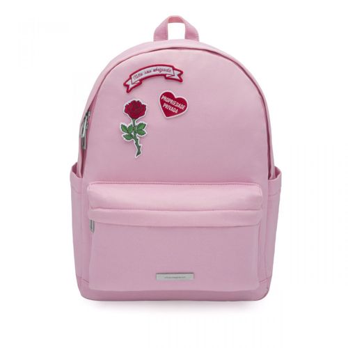 Mochila Patches Rosa Real Oficial