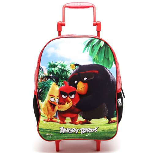 Mochilete Escolar 3D Angry Birds Colorida - ABC802030 SANYA